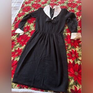 Elegant Black and White Dress